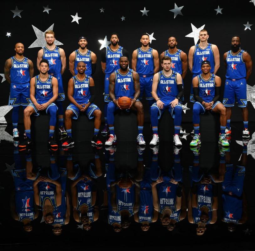 NBA球星在全明星赛中大放异彩